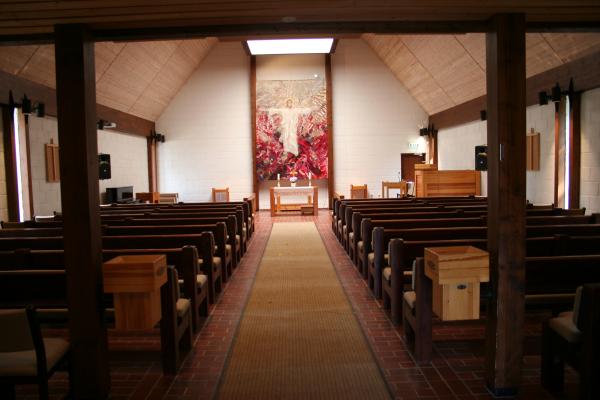 Bilde av kirkesalen i Torridal kirke